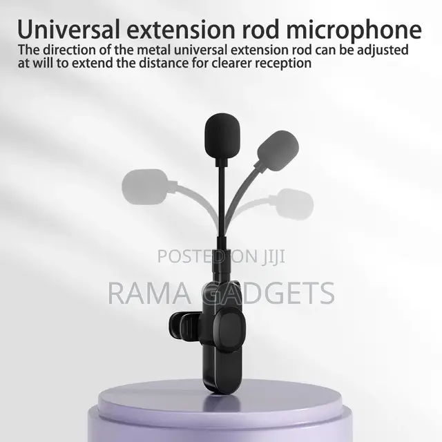 K35D Wireless Lavalier Microphone for Interview Video Reco