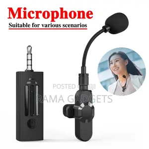 K35D Wireless Lavalier Microphone for Interview Video Reco