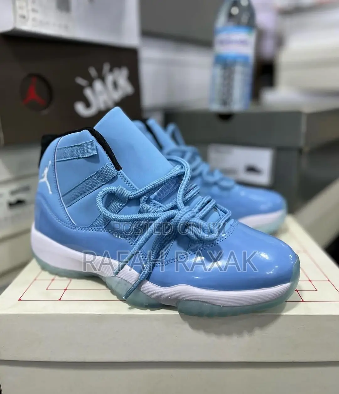 Original Air Jordan 11 Retro Pantone University Blue Sneaker