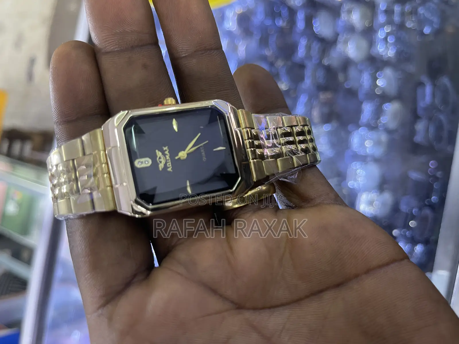Original Gold Adimax Stainless Steel Metal Watch