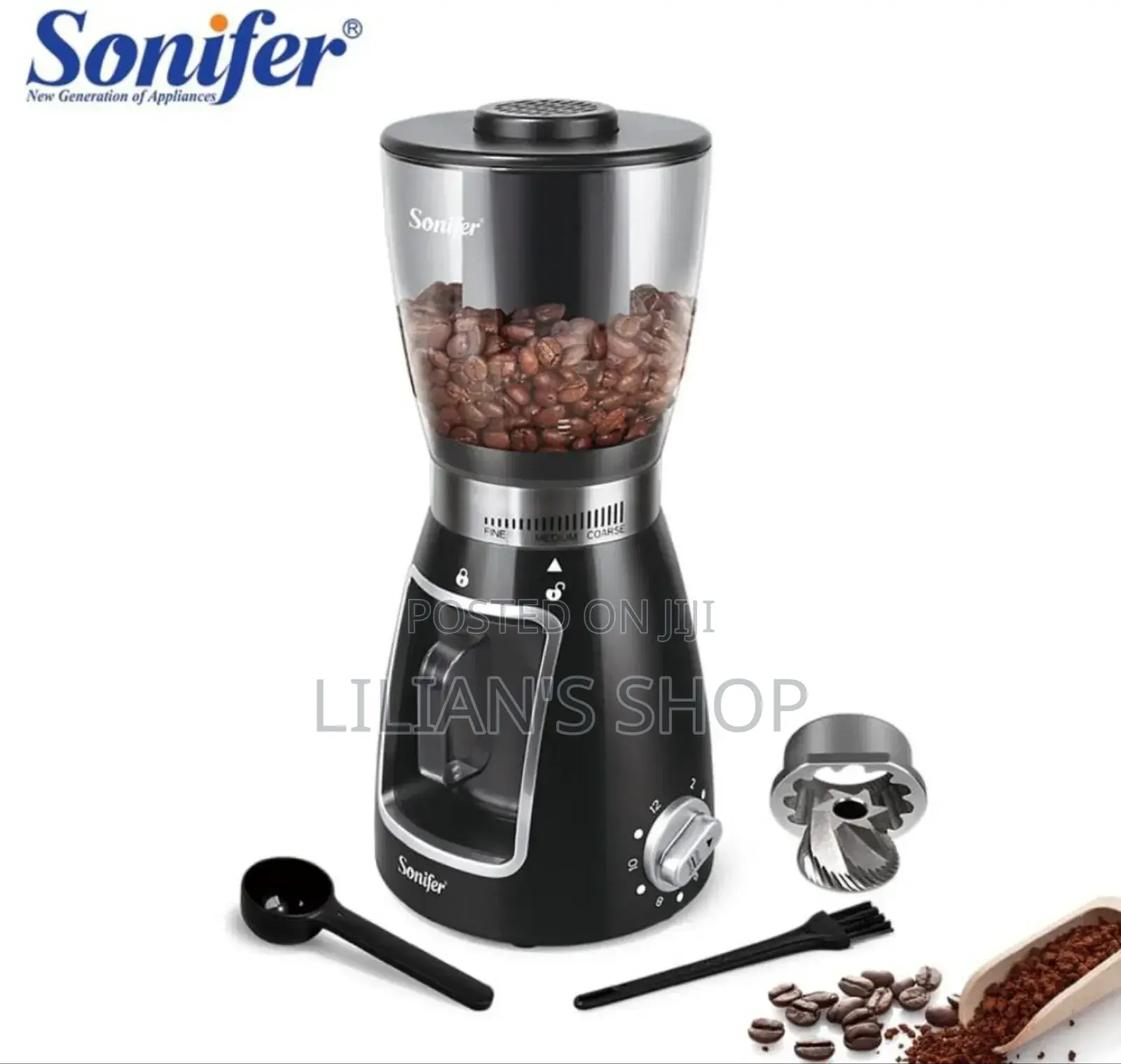 Sonifer Coffee Grinder SF-3546 - Black