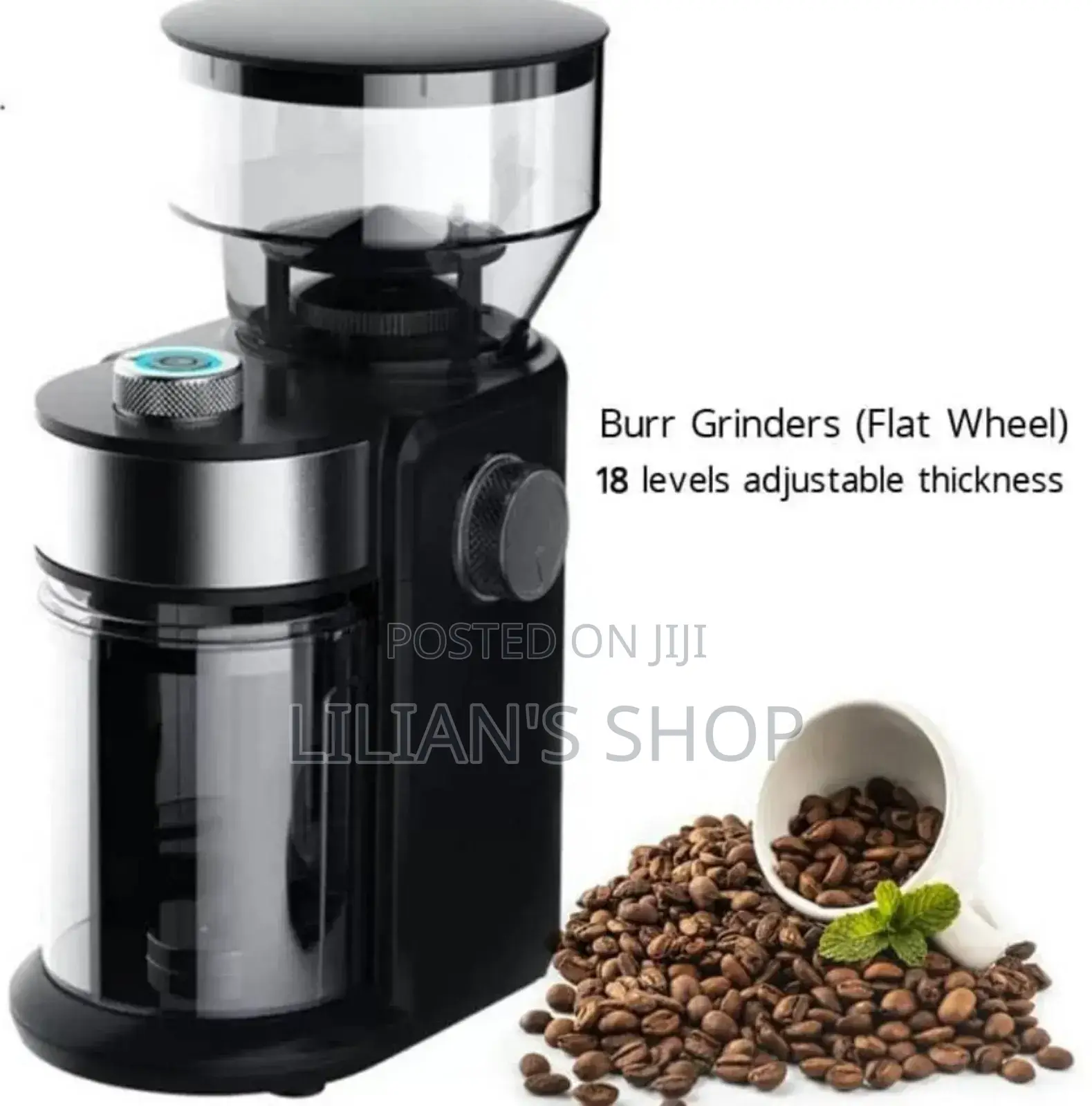 Electric Burr Coffee Grinder