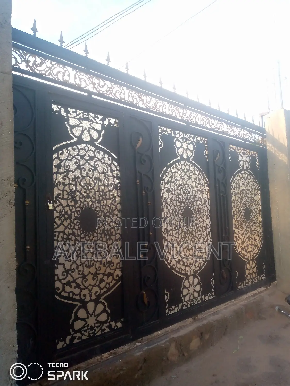 Sliding Gates for the Perimeter Wall