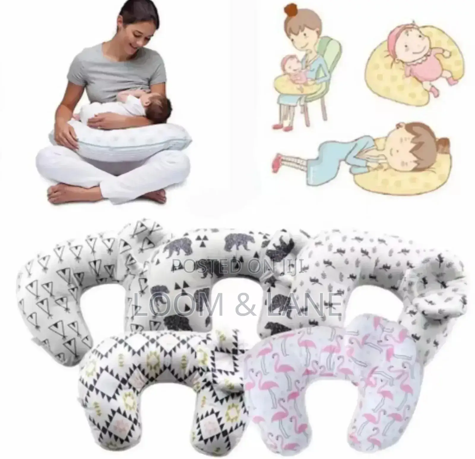 Breastfeeding Pillow With Baby Head Protection Cushion