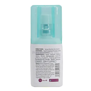 Rivaj UK Sweet Breath Spray Mouth Freshener Cool Mint - 20ml