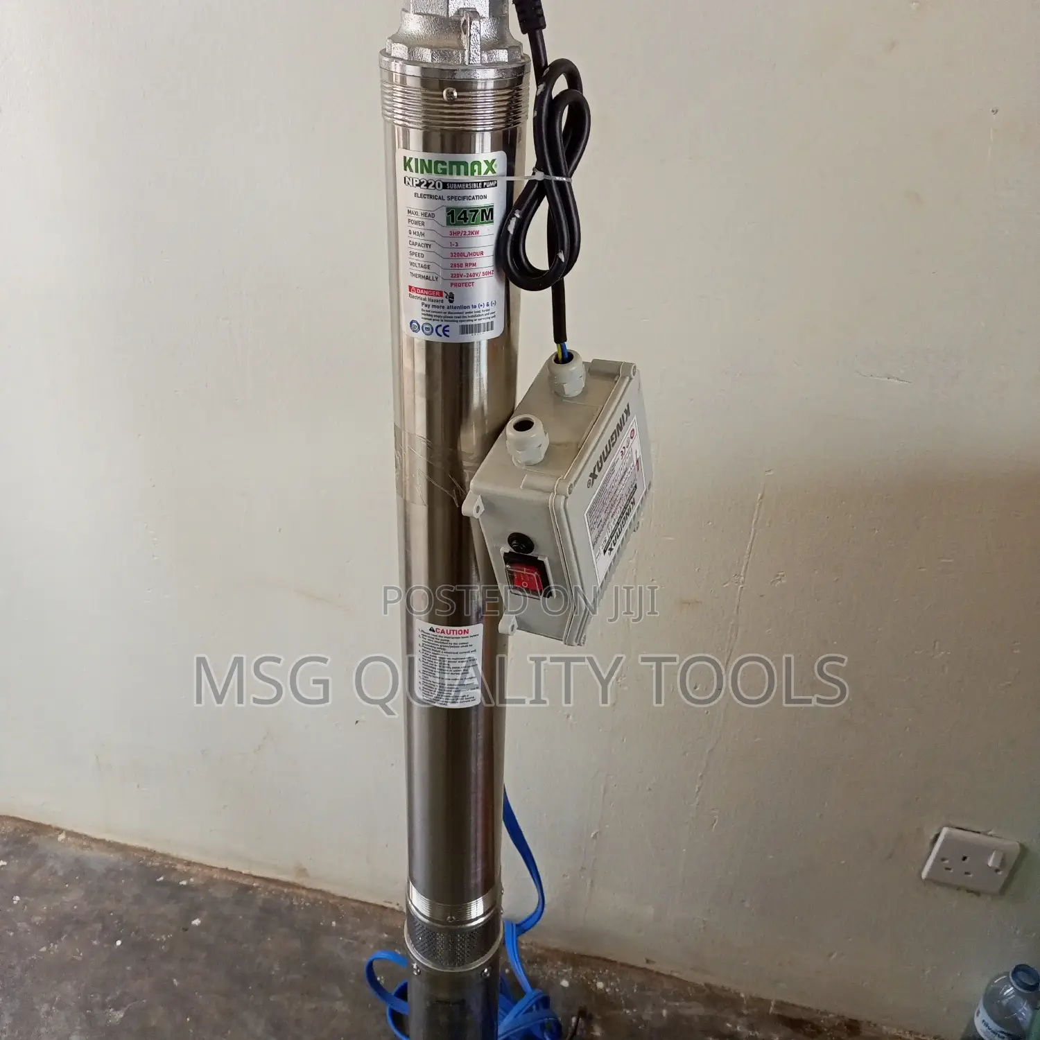 Submersible Water Pump 147m,3hp