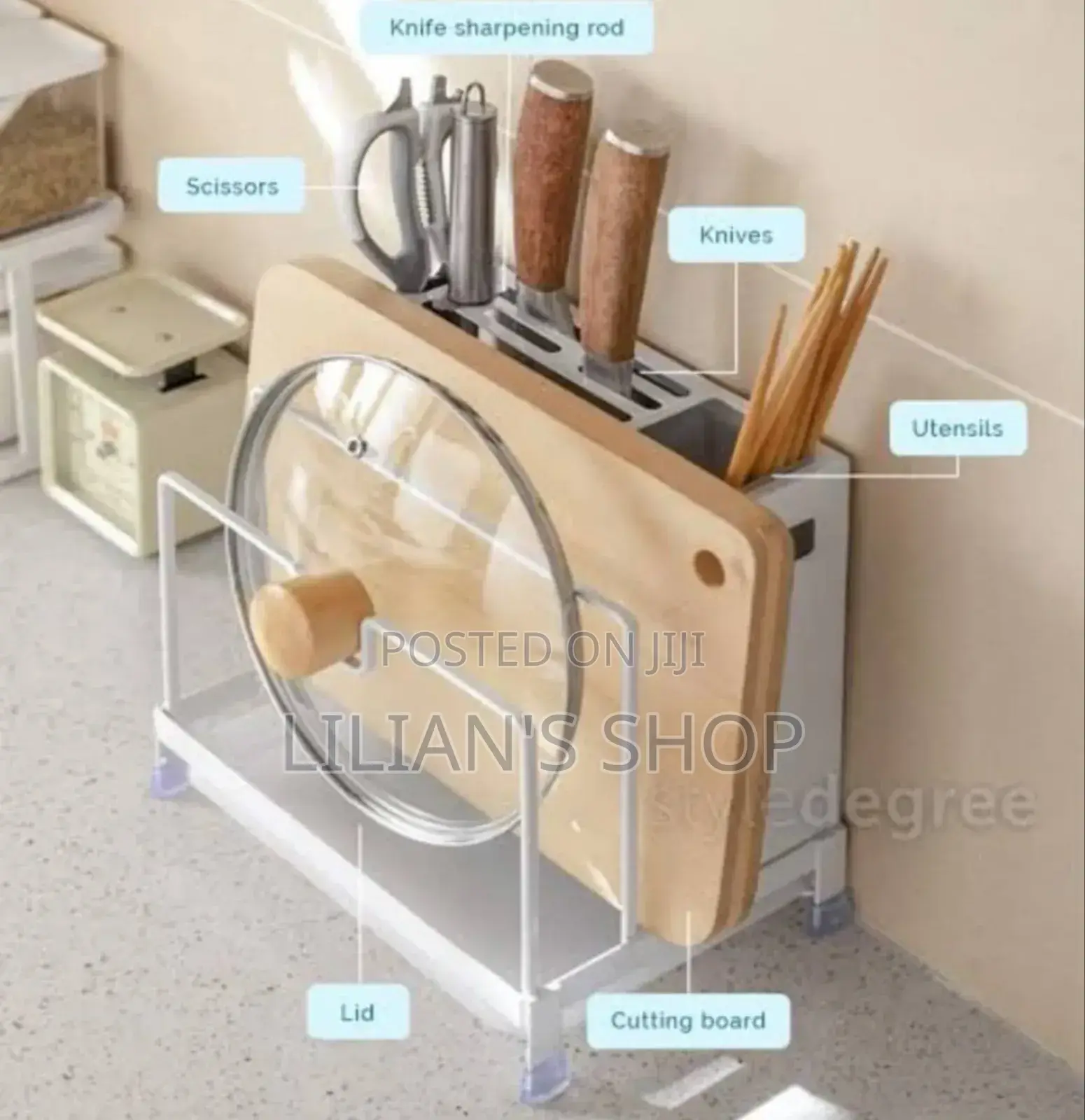 Kitchen Utensils Tool Storage Rack
