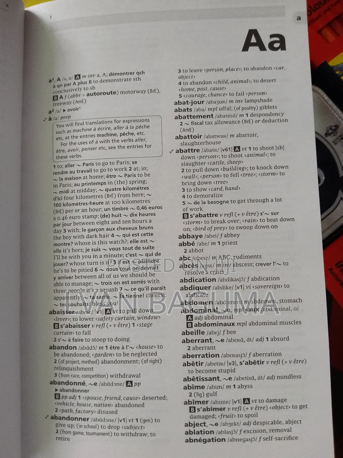 Oxford French Dictionary - Compact Hatchet
