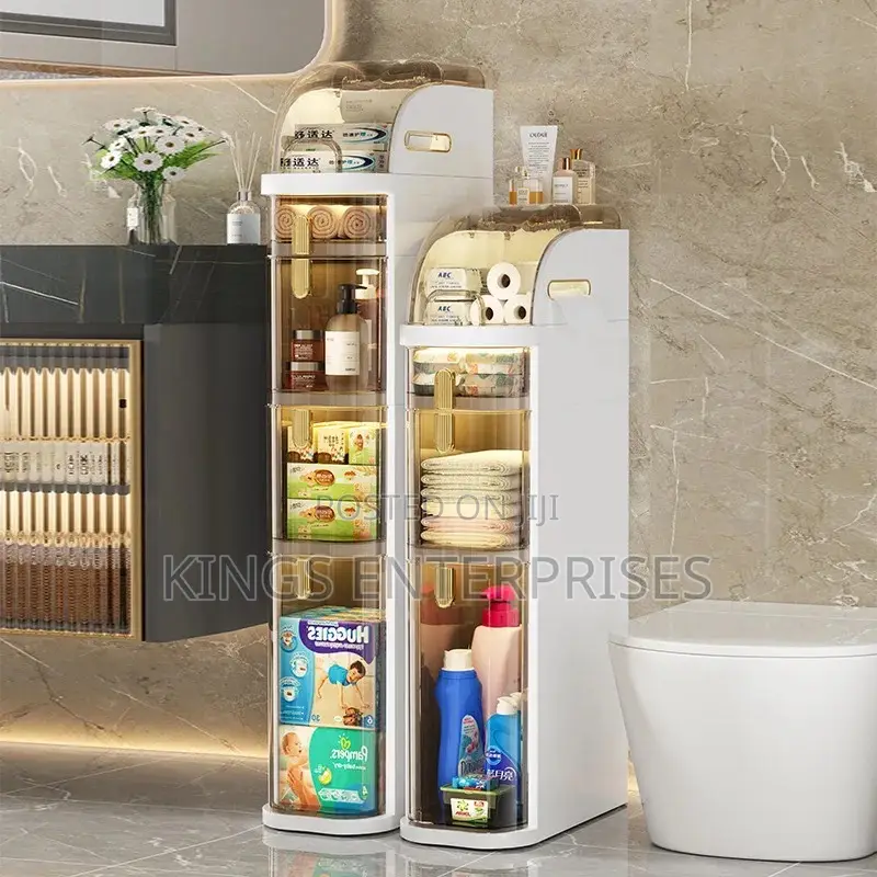 4-Tier Slim Movable Bathroom Organizer(Big)