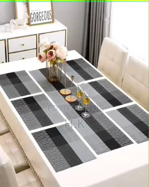 Set of 6table Placemats With Runner for 6seater Dining Table