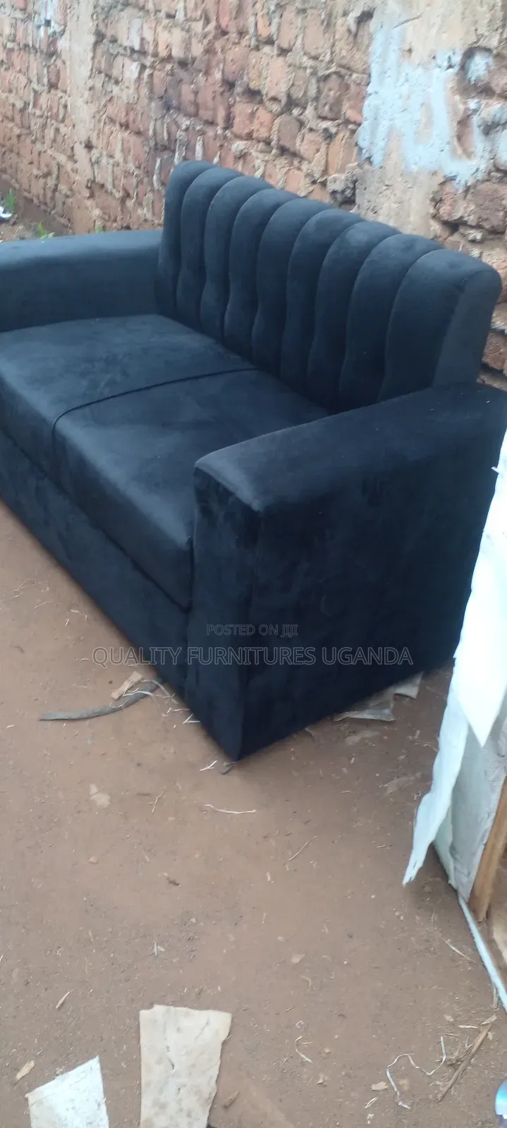 2 Sitter Sofa Seat in Black Colour Available