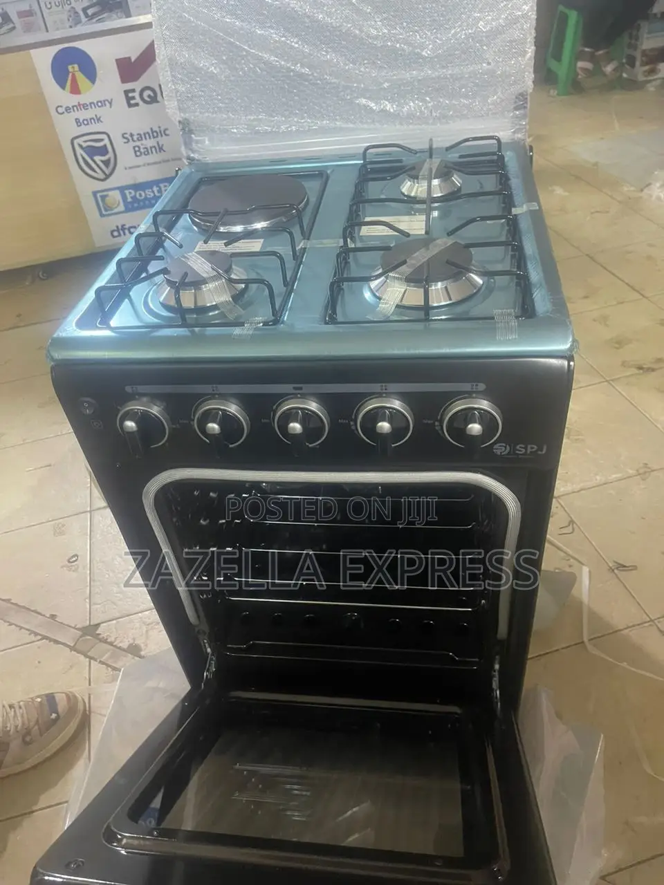 SPJ 3 Gas + 1 Electric Cooker With Gas Oven (50x50cm)