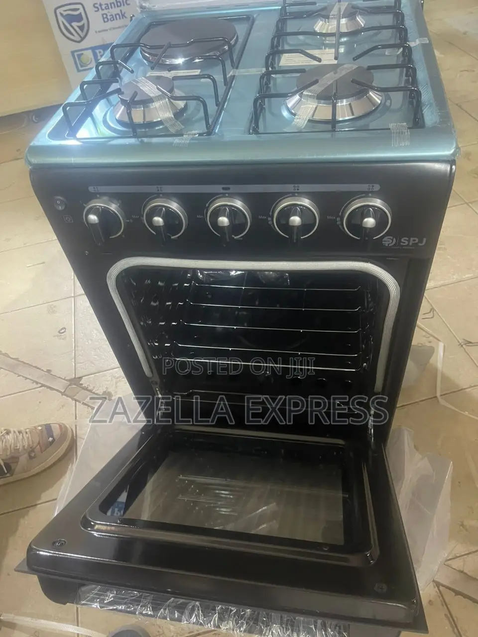 SPJ 3 Gas + 1 Electric Cooker With Gas Oven (50x50cm)