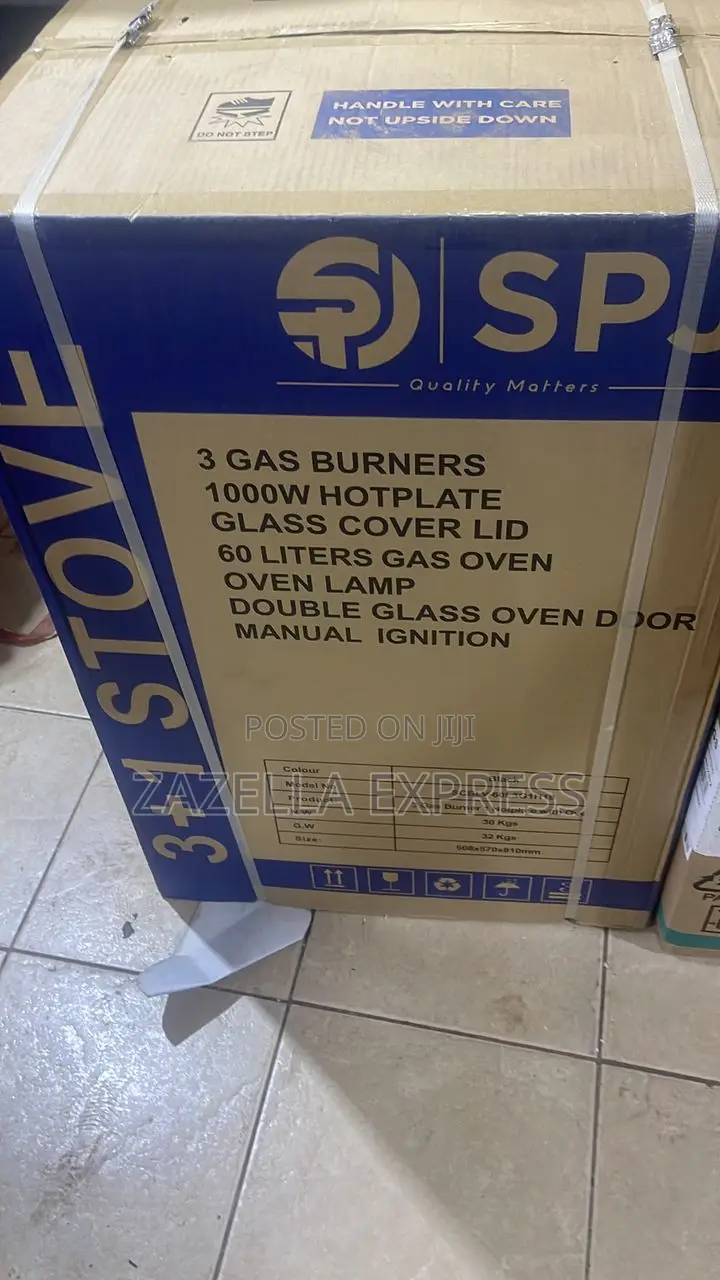 SPJ 3 Gas + 1 Electric Cooker With Gas Oven (50x50cm)