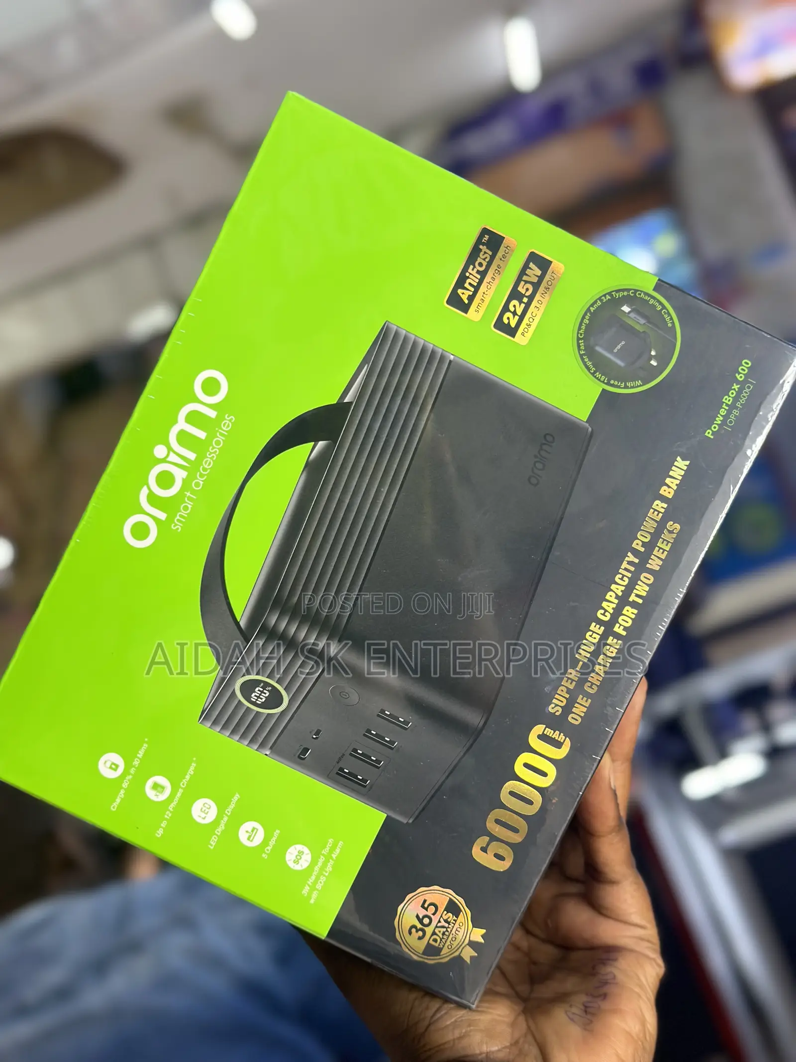 Oraimo Powerbox 600 60000mah 22.5W Power Bank
