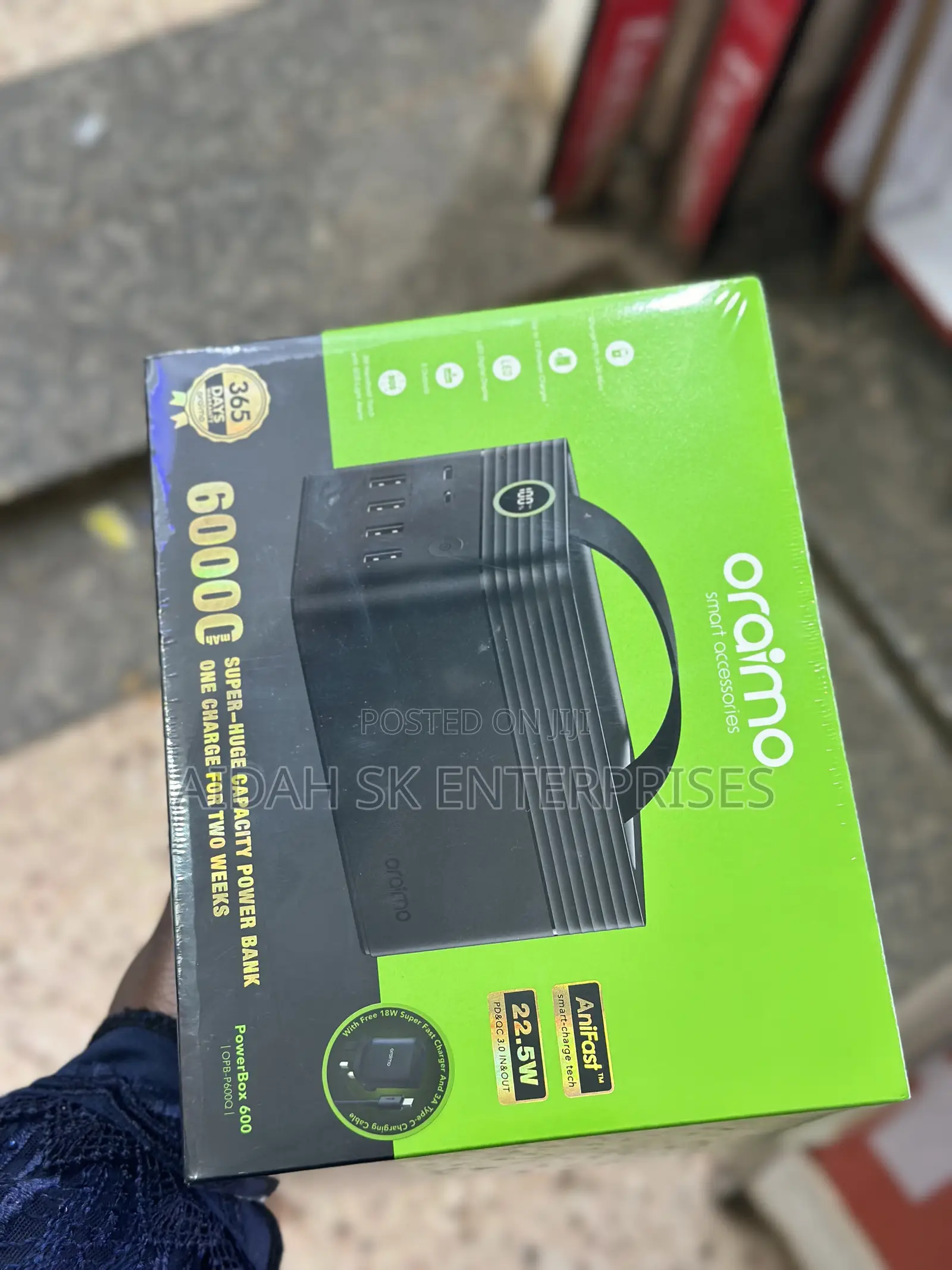 Oraimo Powerbox 600 60000mah 22.5W Power Bank