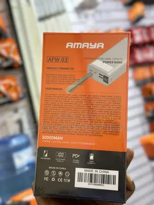 Amaya APW-03 Power Bank 30000mah 22.5W