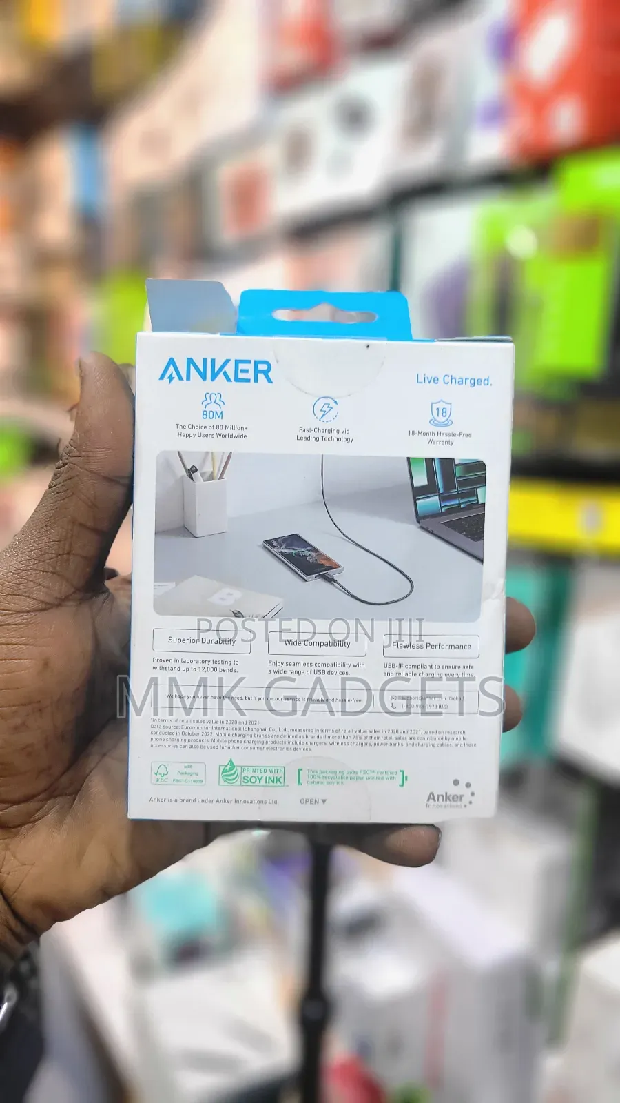 Anker Durable Braided Charging Cable