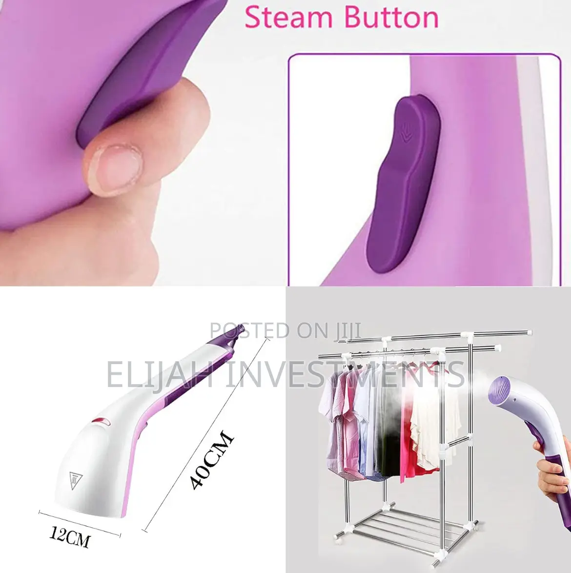 1pc New Handheld Sokany Garment Steamer