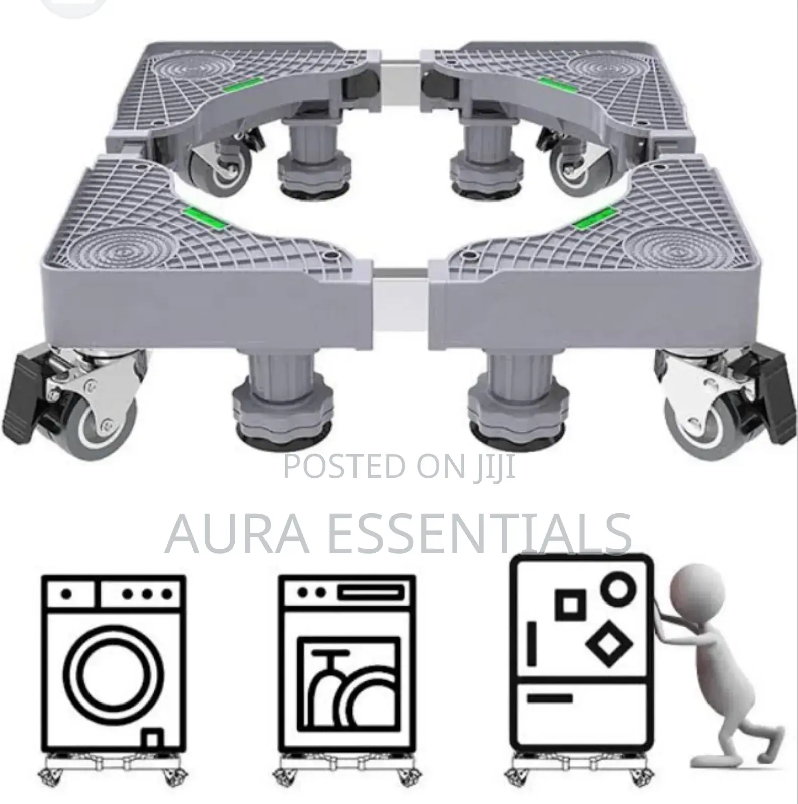 Multi-Purpose Moving Washing Machine Stand Base