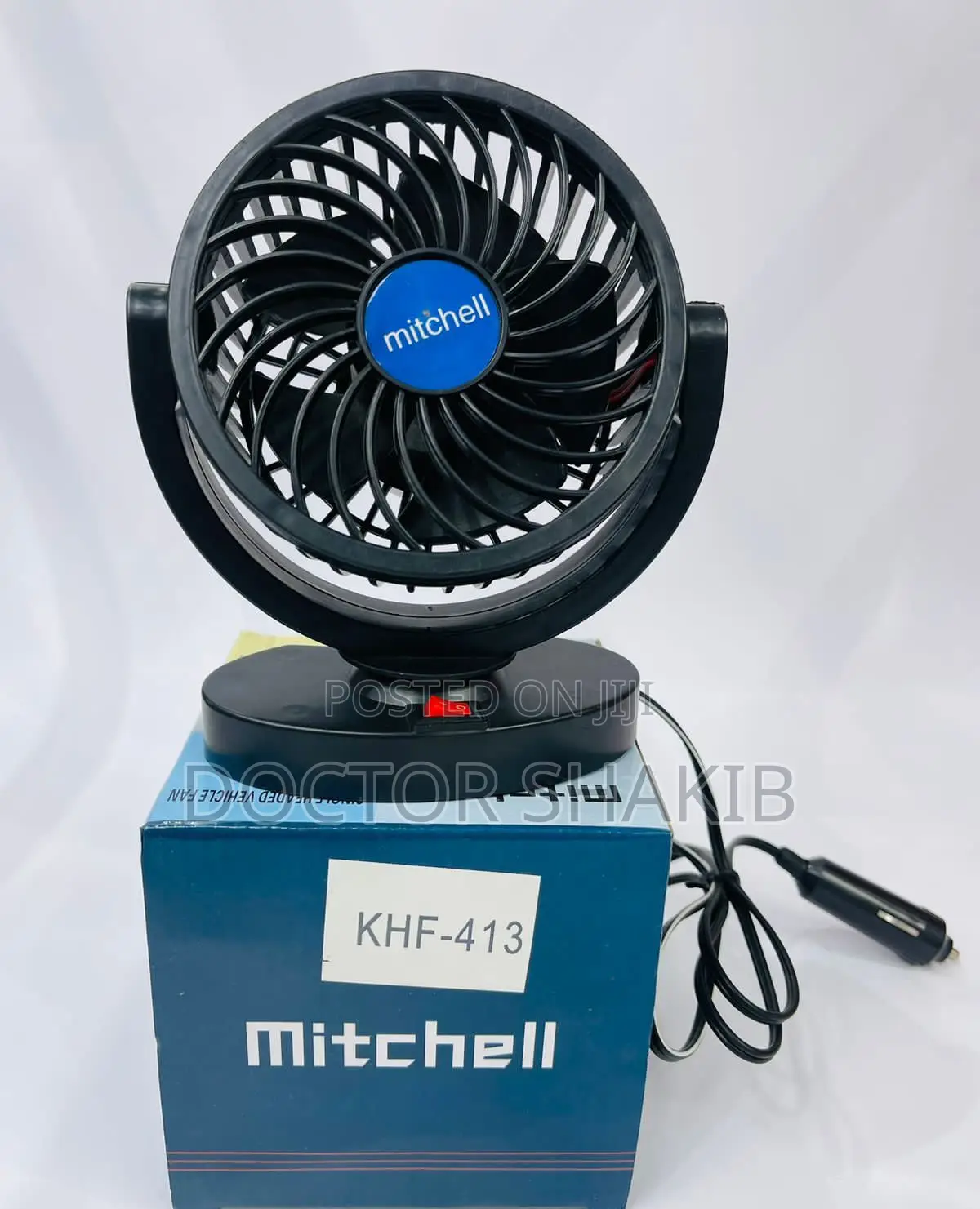 KHF-413 Mitchell Single Headed Car Portable Fan