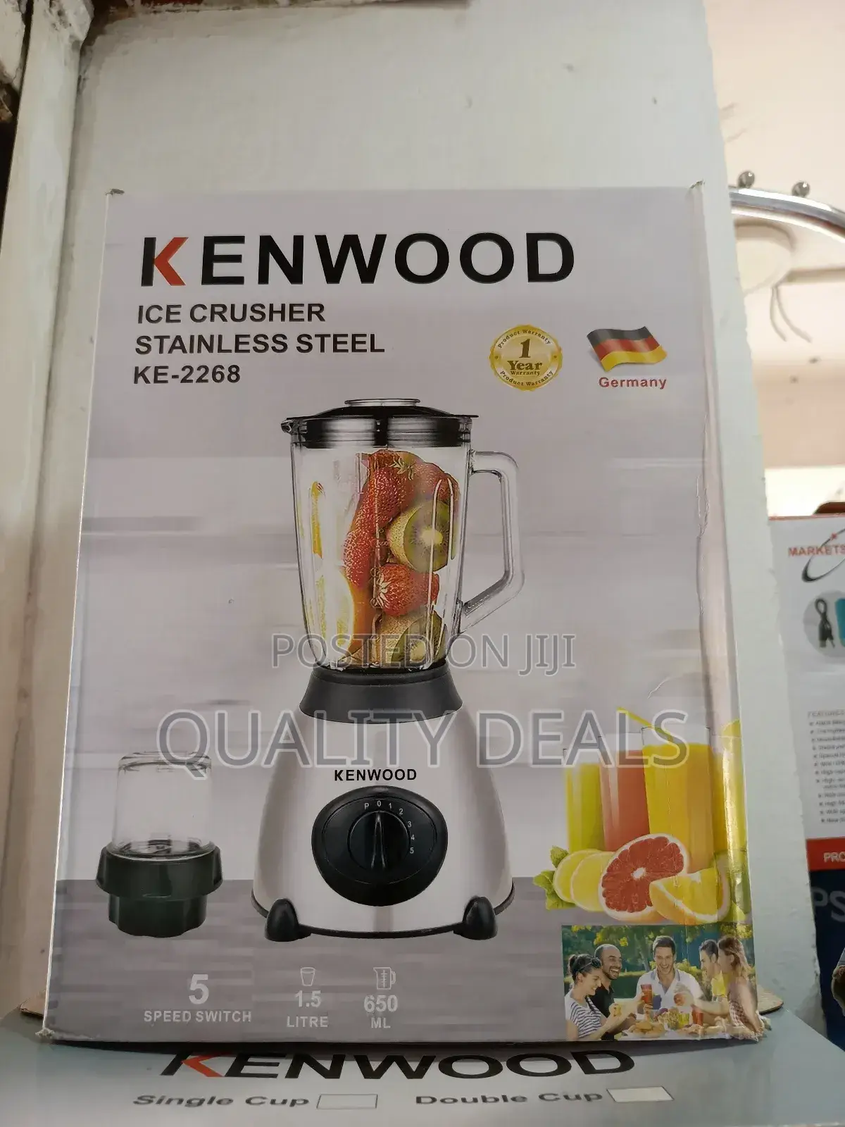 Kenwood 1.5L Stainless Steel Ice Crusher Blender