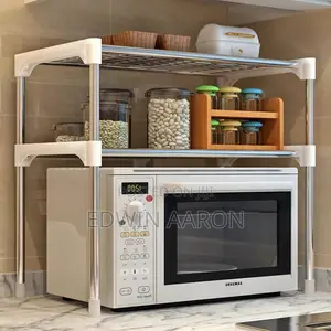 2 Tier Microwave Storage Rack