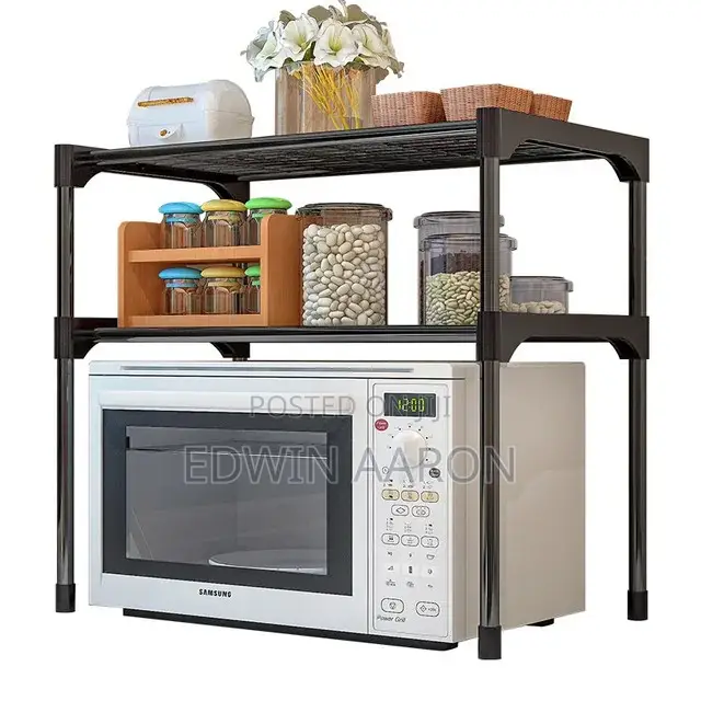 2 Tier Microwave Storage Rack