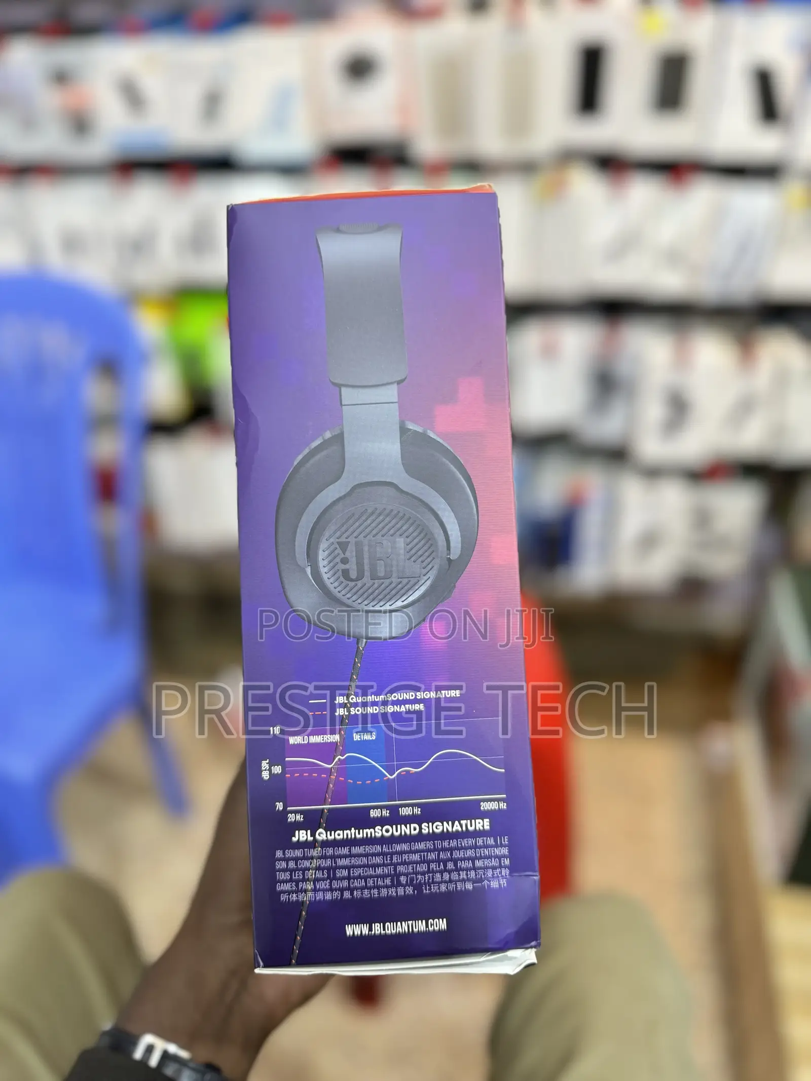 JBL Quantum 100 Wired Over Ear Gaming Headphones