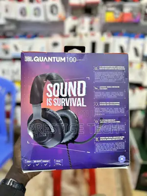 JBL Quantum 100 Wired Over Ear Gaming Headphones