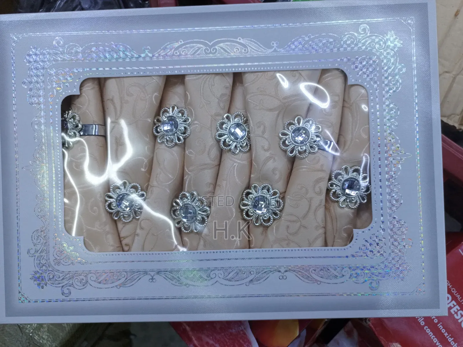 Table Cloth With 8pcs Napkins