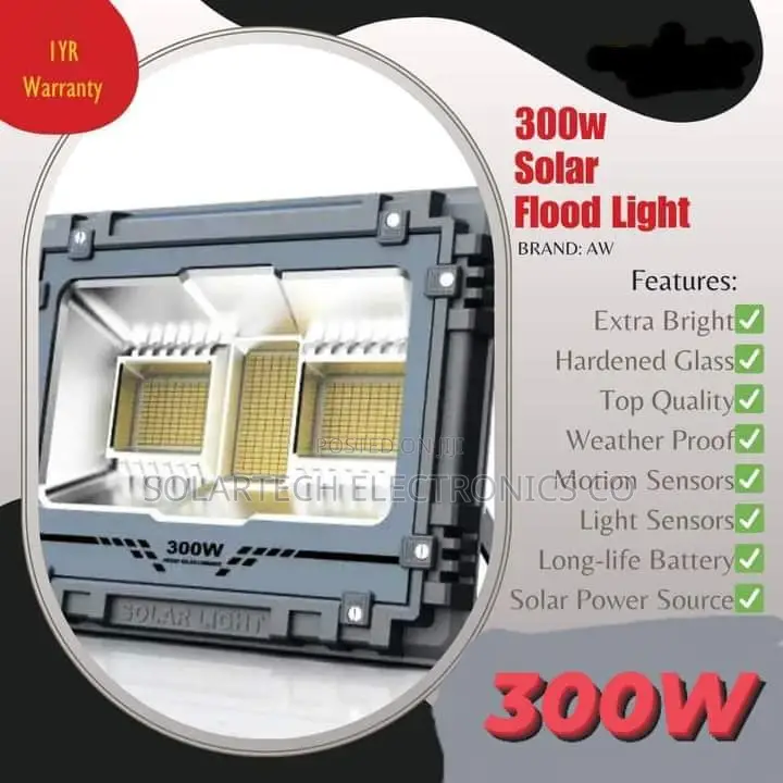300w Solar Flood Light Olg