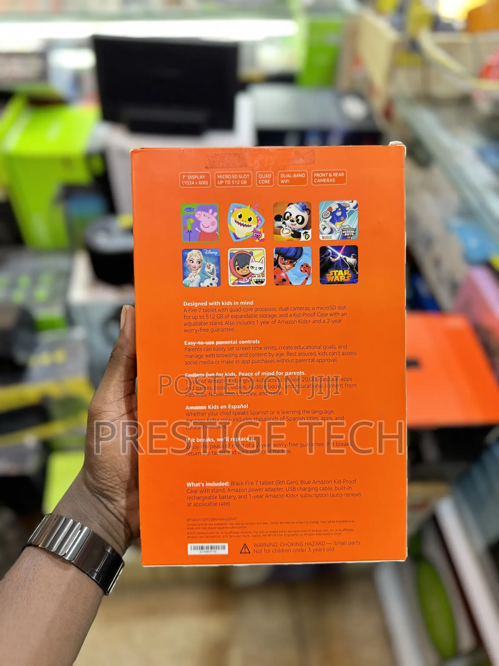 New Amazon Fire 7 Kids Edition 2022 16 GB Blue
