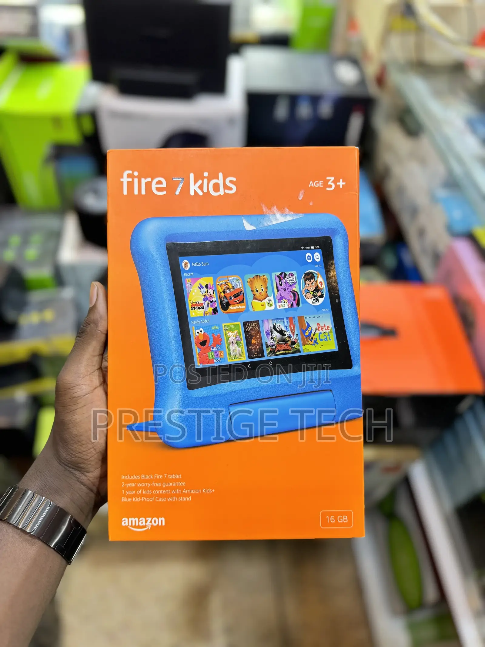 New Amazon Fire 7 Kids Edition 2022 16 GB Blue