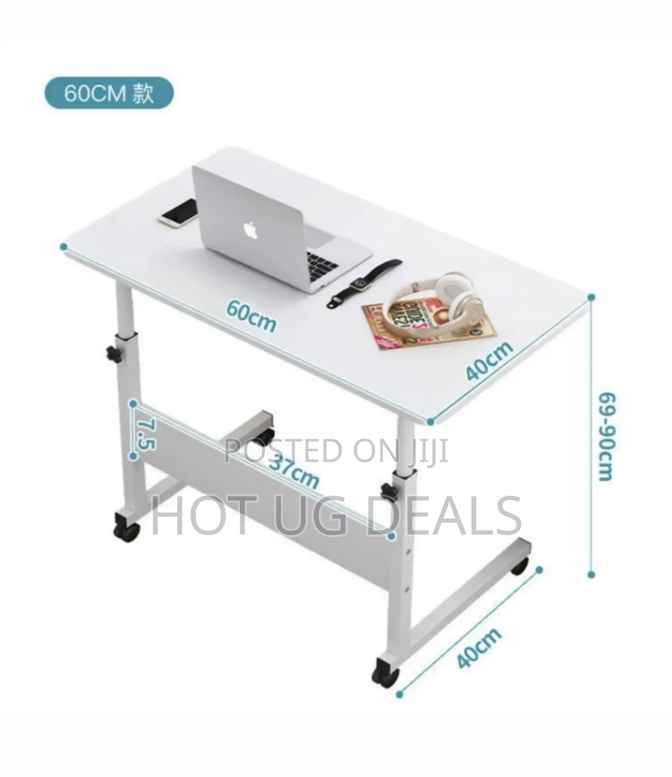 Morden Organizer Computer Desk Table Holder With Wheels