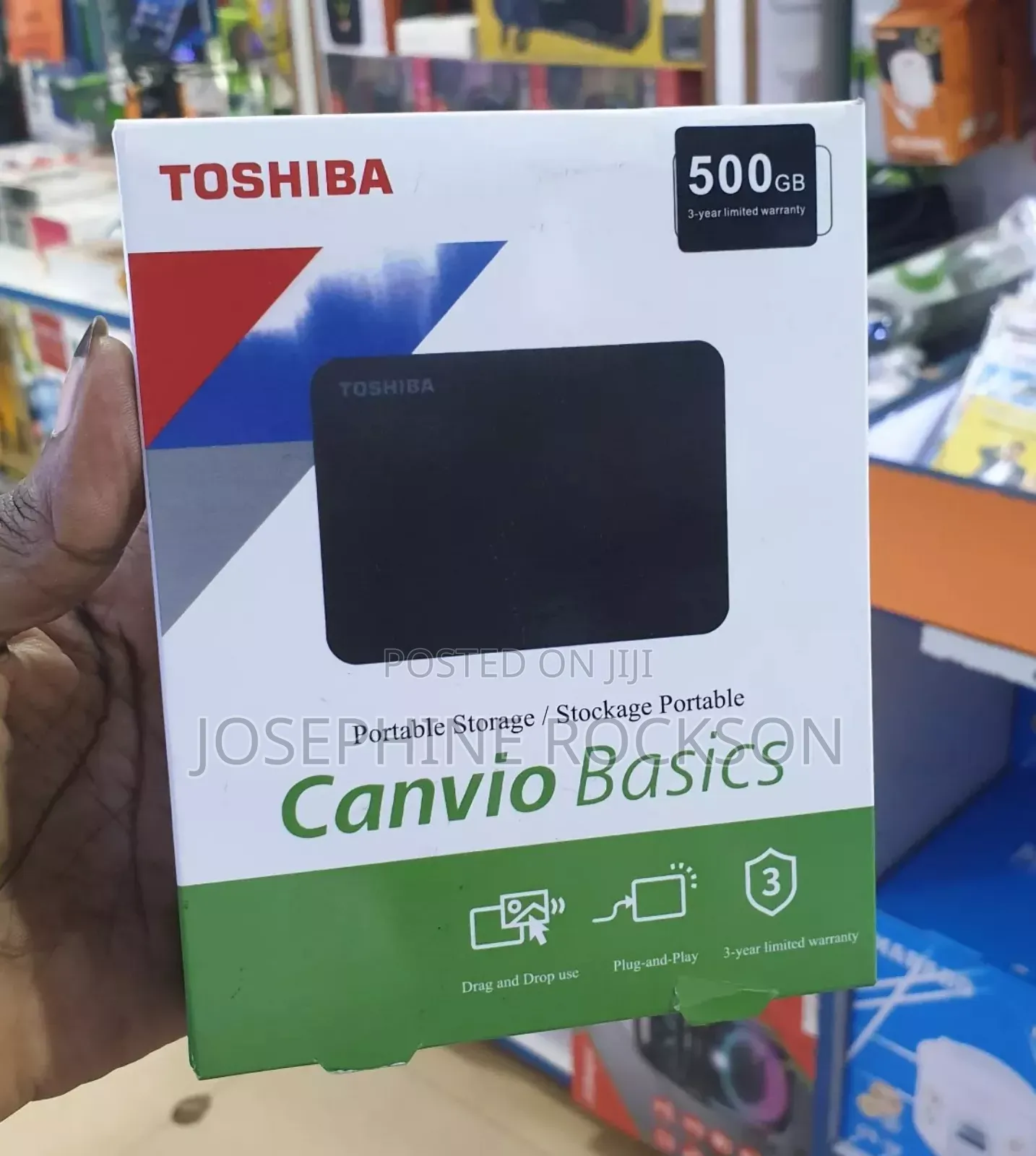 External Hard Disk 500gb Toshiba
