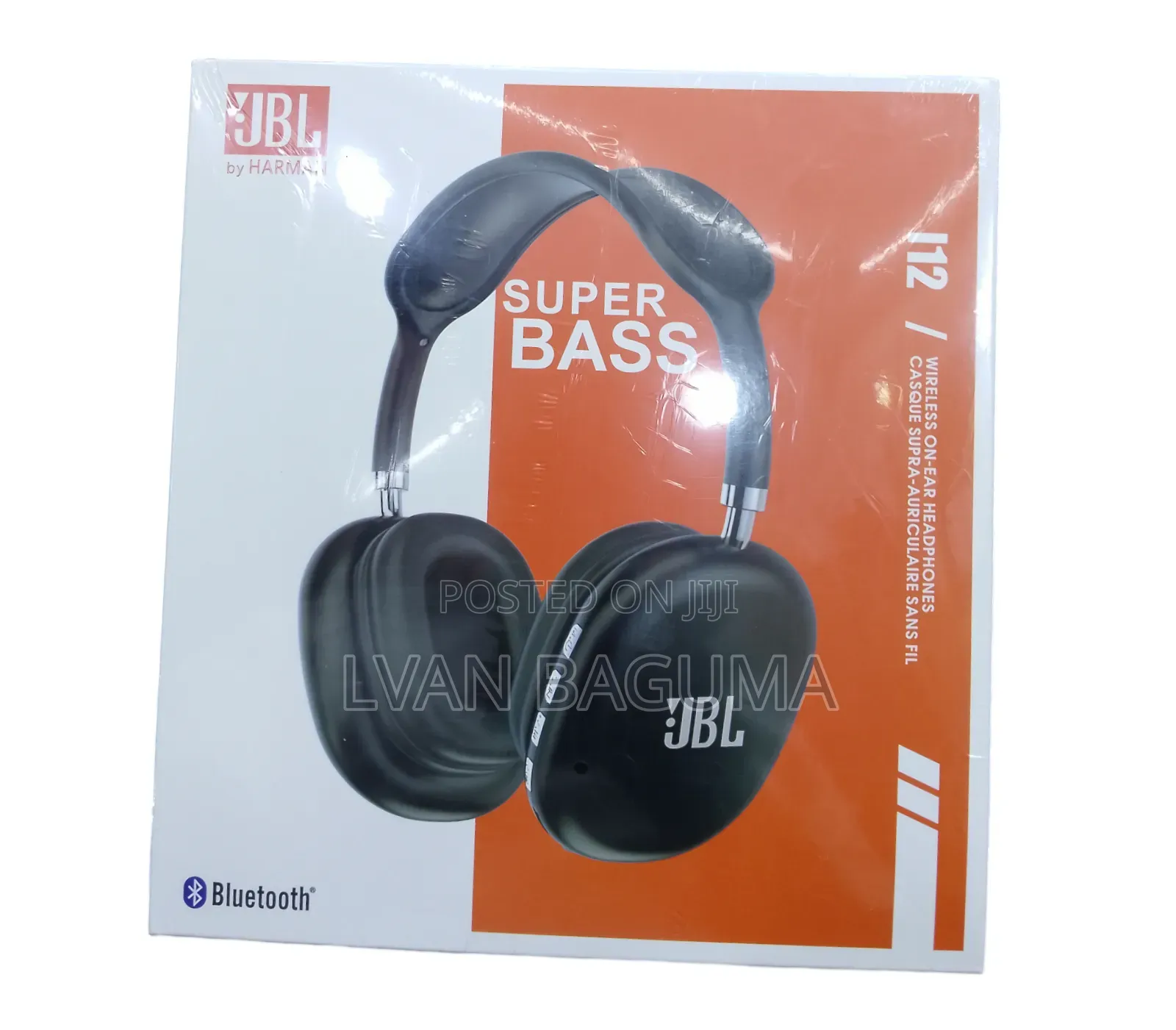 JBL Super Bass Wireless Headphones - Model I12