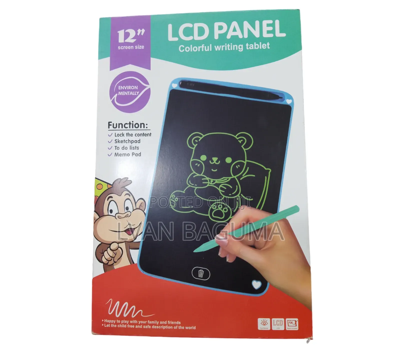 12 Inches LCD Writing / Drawing Tablet for Kids -
