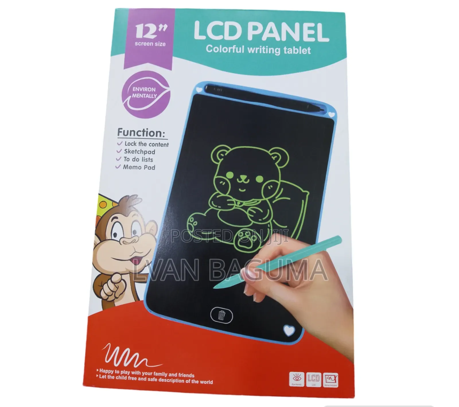 12 Inches LCD Writing / Drawing Tablet for Kids -