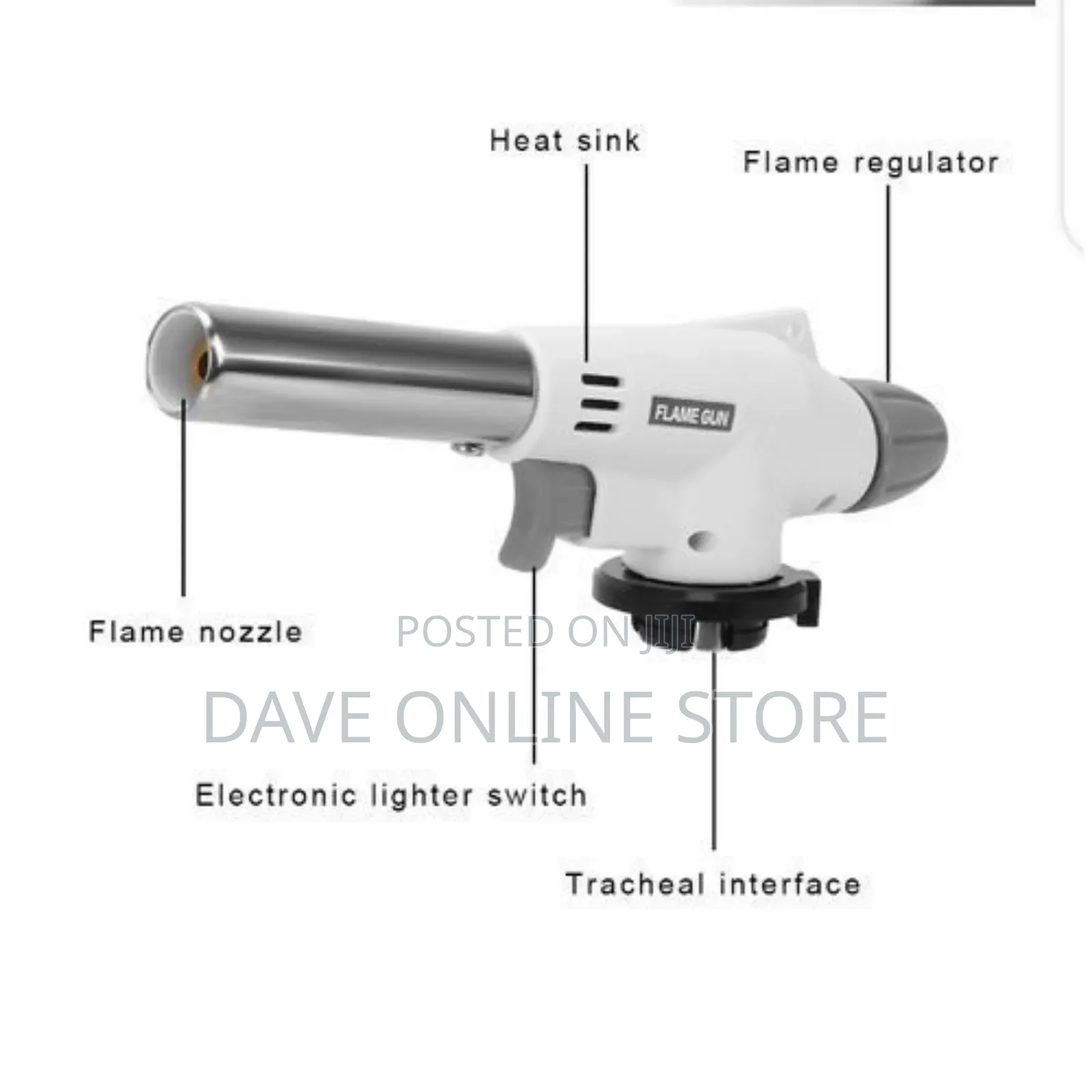 Gun Torch Flame Welding Ignition Lighter for Butane Gas