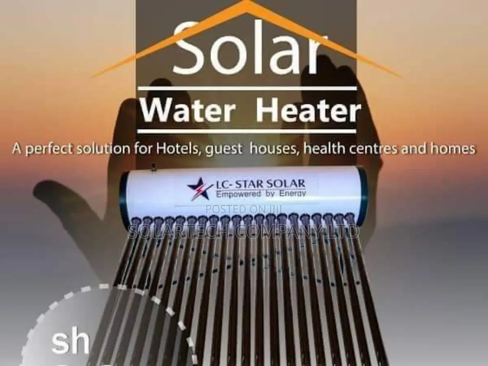 200 Litres LC Star Solar Water Heater.