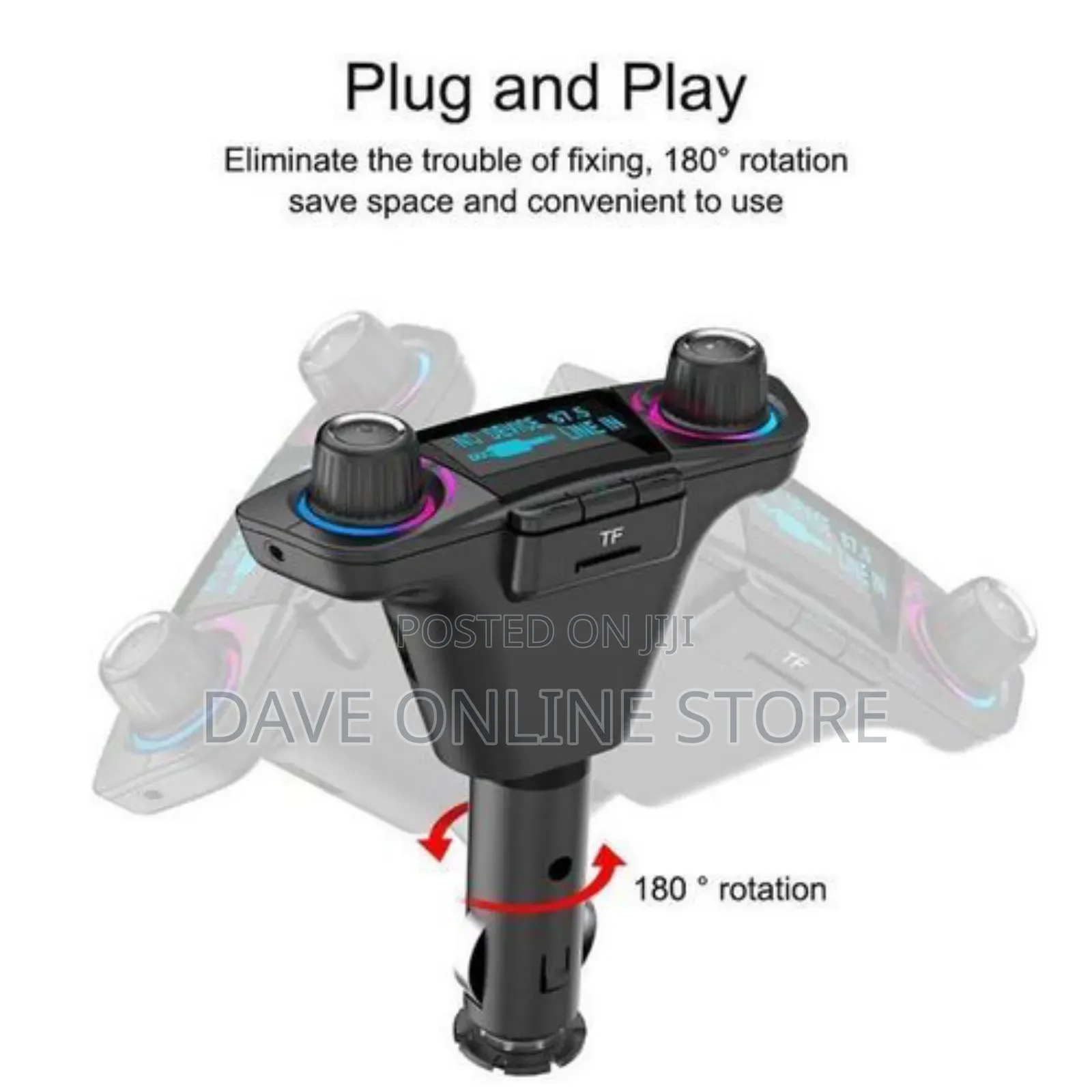 Earldom Wireless Charger Car Kit Car Mp3 and Fm Transmitter