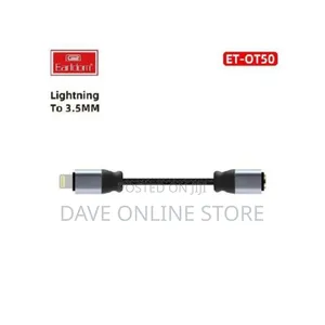 Earldom OTG Et-Ot50 Lightning to 3.5mm Aux Headset Adapter