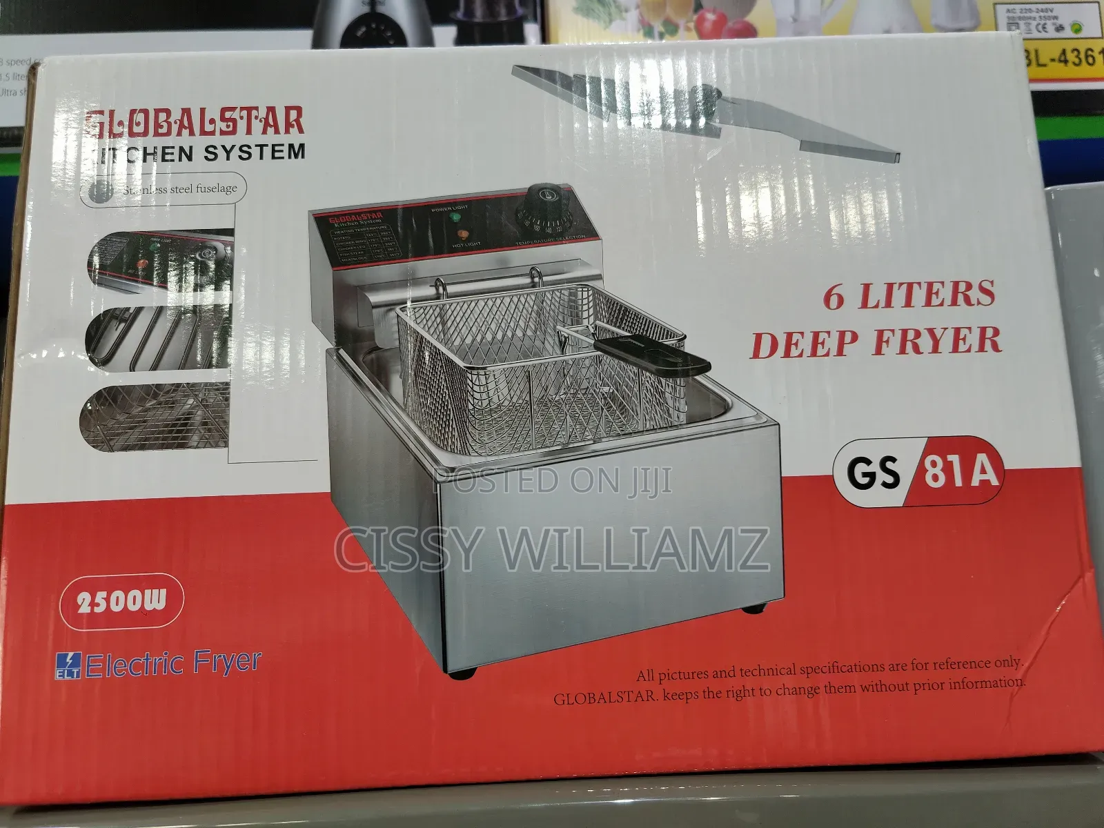 6l Commercial Deep Fryer-Silver/6l Deep Fryer 6l