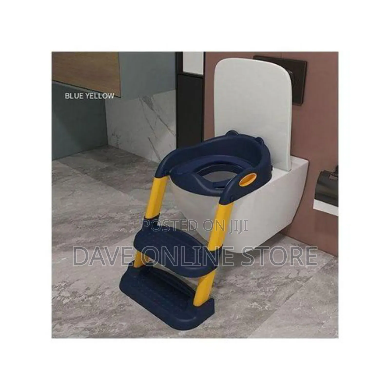 KIDS Toilet Trainer With Non-Slip Cushioned Ladder
