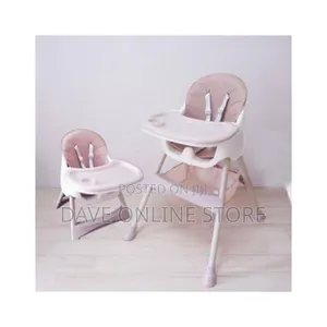 Adjustable Baby Feeding High Chair-Pink