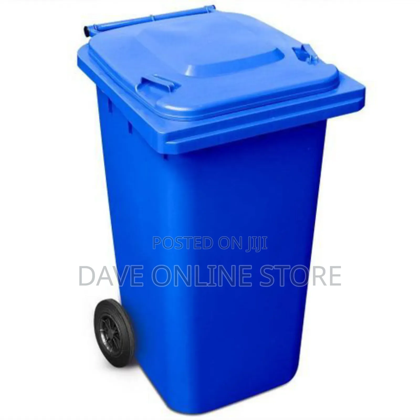 2 Wheeled Waste Dustbin - 240 Litres - Blue