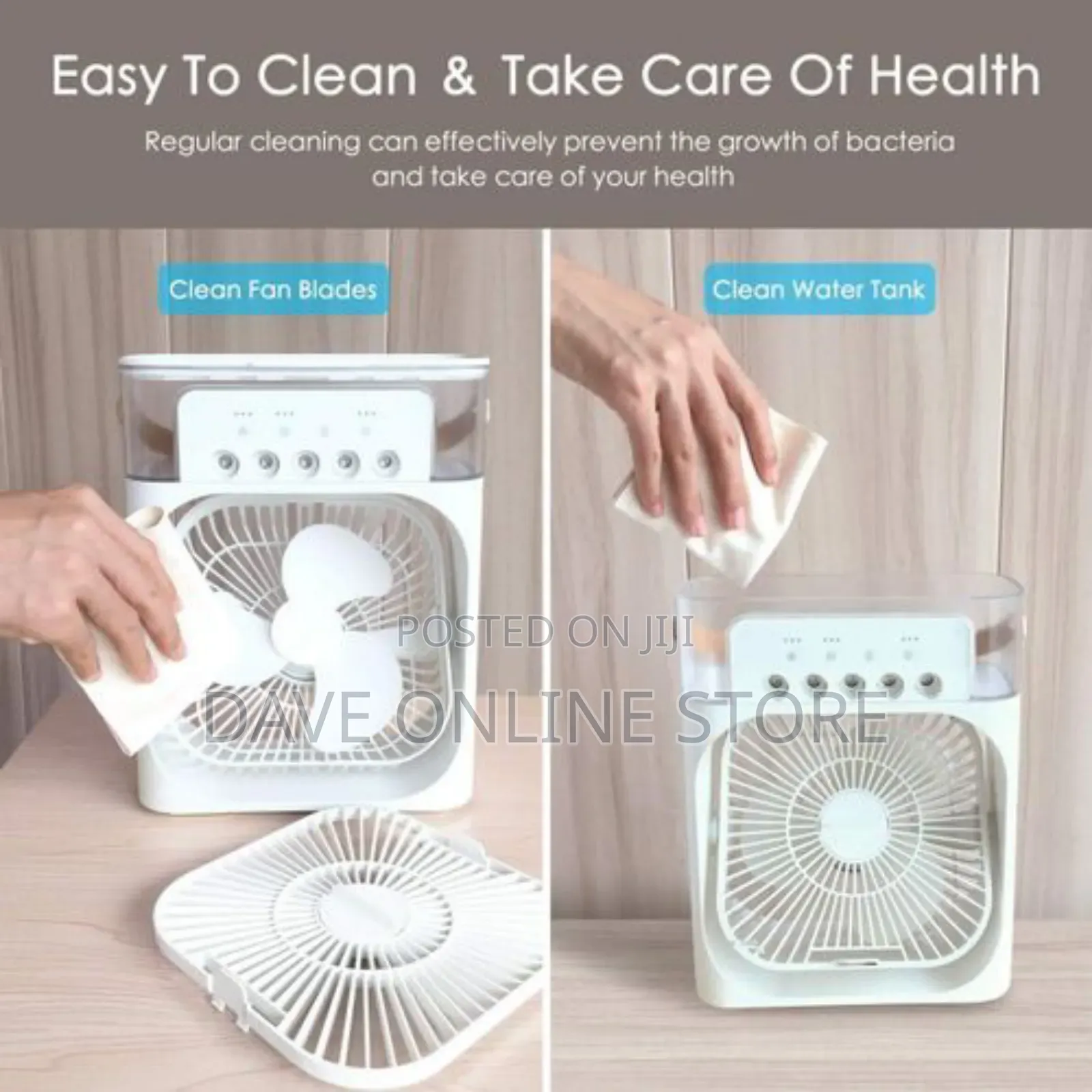 Portable Fan Air Conditioners With a Humidifier