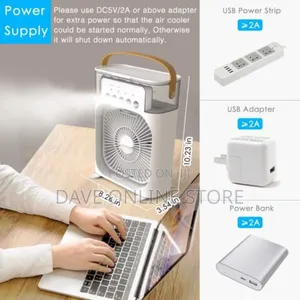 Portable Fan Air Conditioners With a Humidifier
