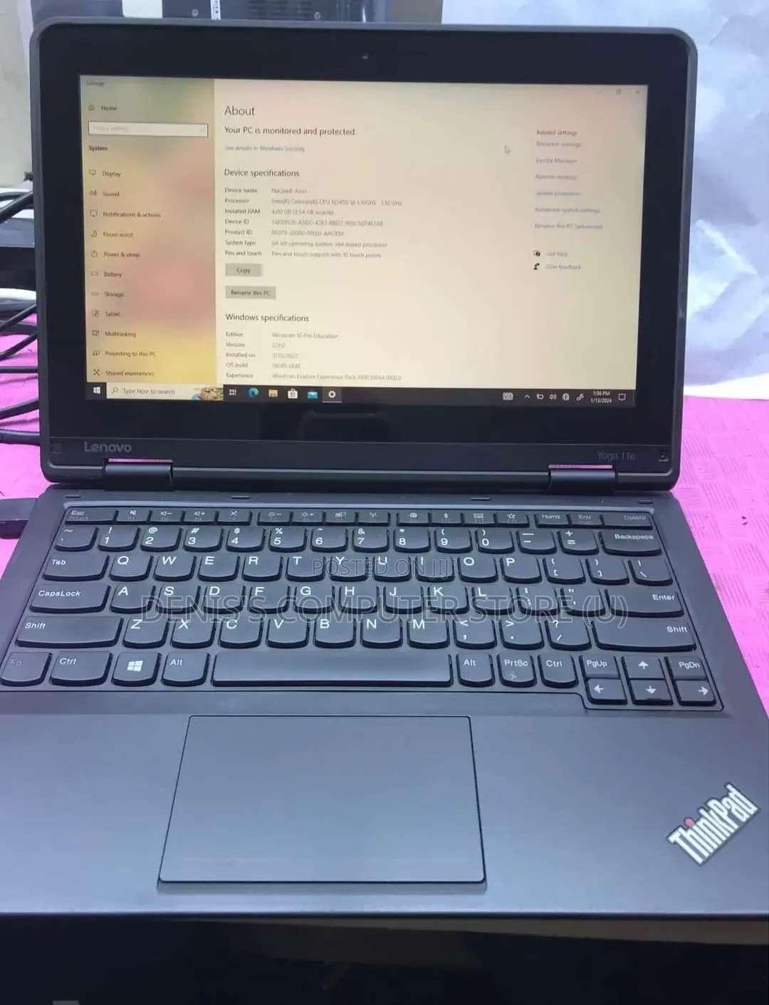 Laptop Lenovo Yoga 11e 4GB AMD A6 SSHD (Hybrid) 500GB